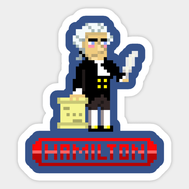 Alexander Hamilton Sticker by BigHeadofHair